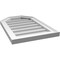Ekena Millwork Octagonal Top Surface Mount PVC Gable Vent w/ 2"W x 1-1/2"P Brickmould Frame, 16"W x 24"H GVPOT16X2402SN - alternate 4